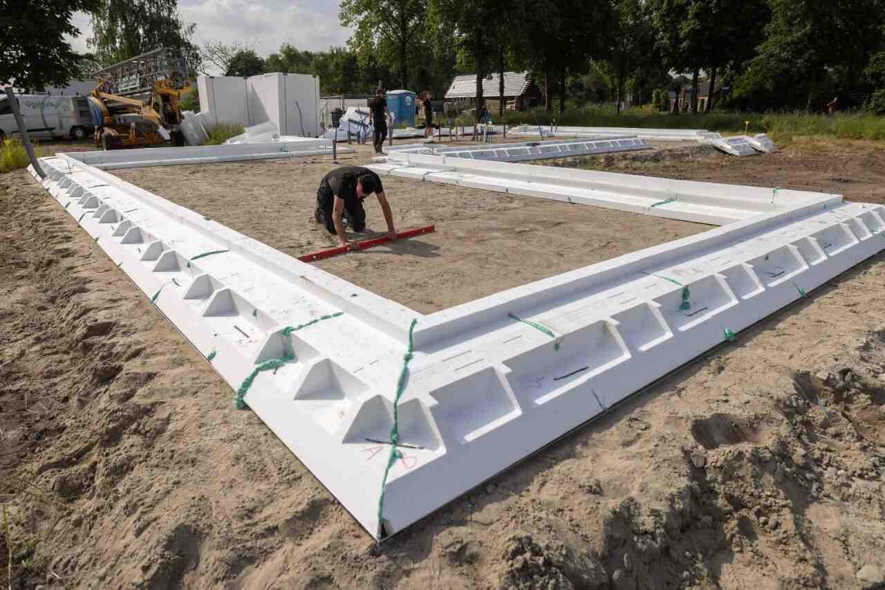 funderen-huis-zelfbouw-uden funderen van zelfbouw huis op kavel